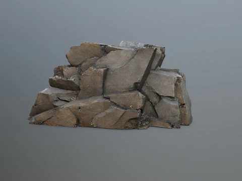 Rocas del acantilado Modelo 3D