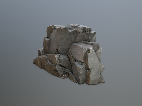 Cliff rocks 3D Модель