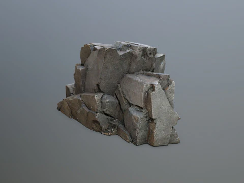Rocas del acantilado Modelo 3D