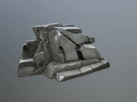 Rocas del acantilado Modelo 3D
