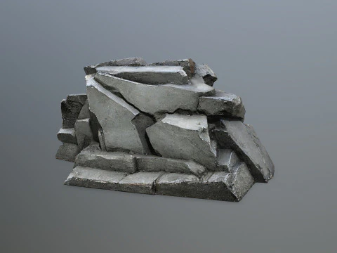 Rocas del acantilado Modelo 3D