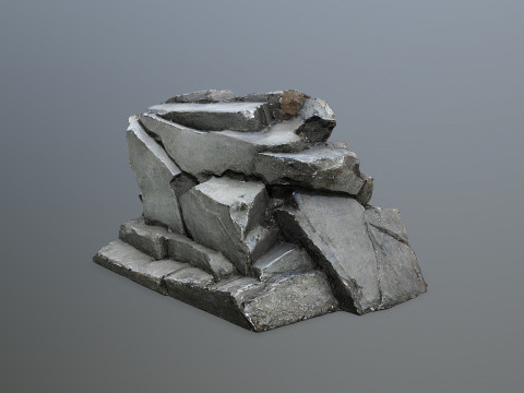 Cliff rocks 3D Модель