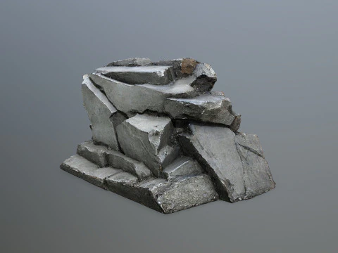 Rocas del acantilado Modelo 3D