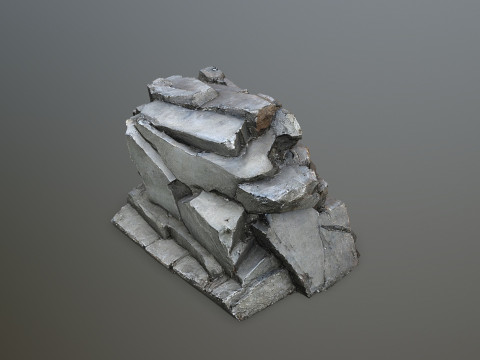 Cliff rocks 3D Модель