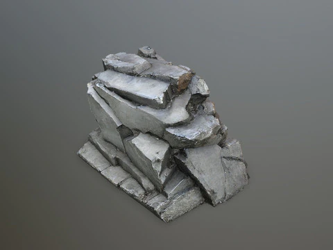 Rocas del acantilado Modelo 3D