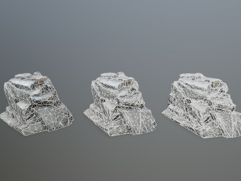 Cliff rocks 3D Модель