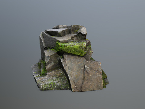 Forest rocks 3D 모델