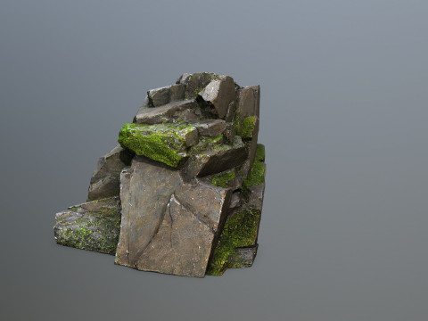 Forest rocks 3D 모델