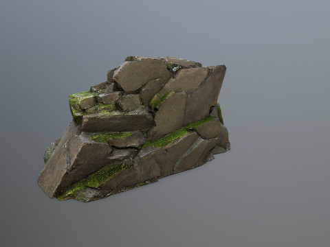 Forest rocks 3D 모델