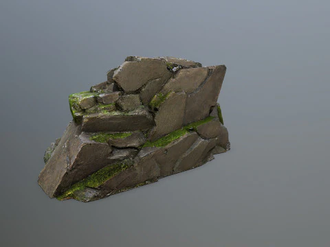 Forest rocks 3D Model