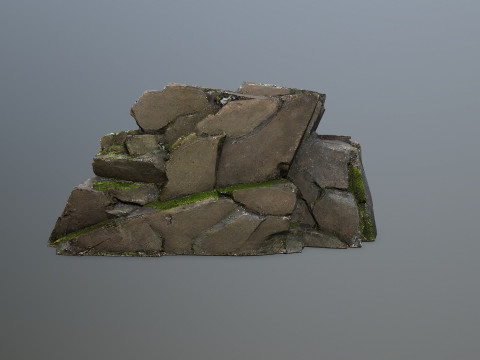 Forest rocks 3D 모델