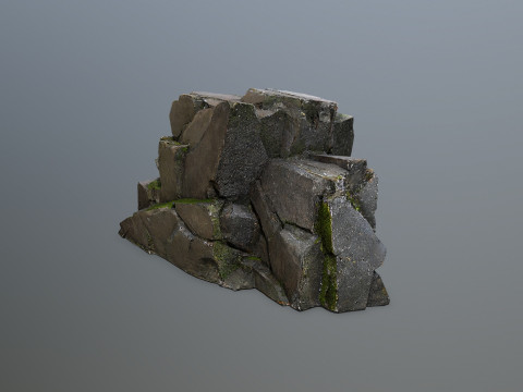 Forest rocks 3D 모델