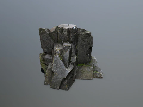 Forest rocks 3D Model