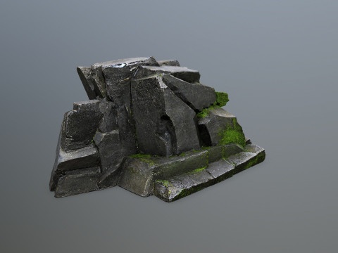 Forest rocks 3D 모델