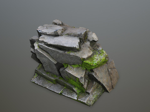 Forest rocks 3D 모델