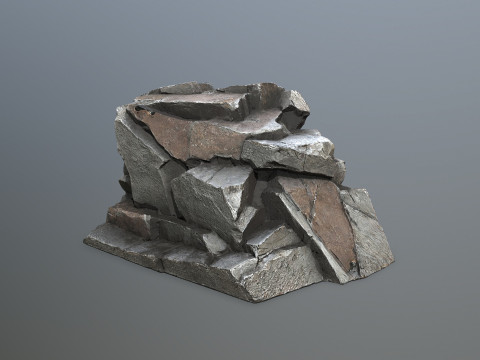 Desert rocks 3D Model