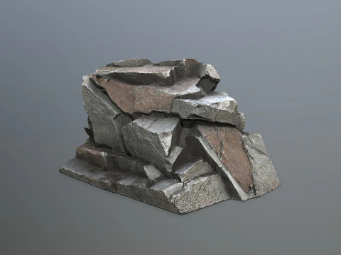 Desert rocks 3D Model