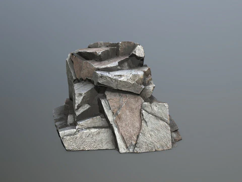 Desert rocks 3D Model
