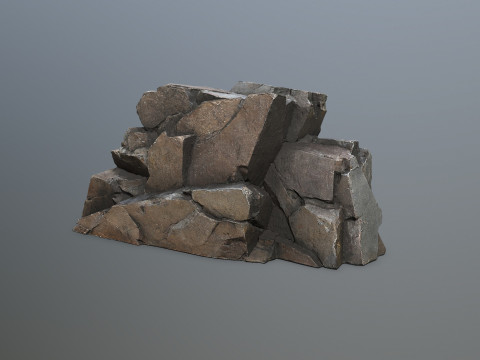 Desert rocks 3D Model