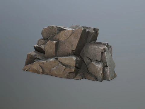 Desert rocks 3D Model