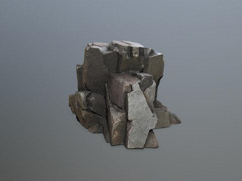Desert rocks 3D Model