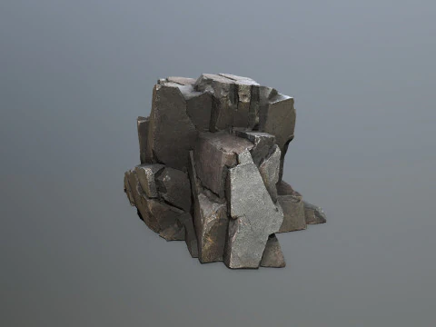 Desert rocks 3D Model
