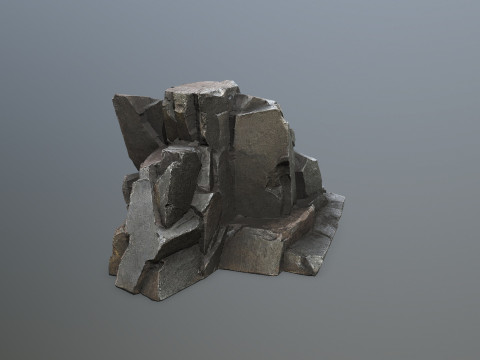 Desert rocks 3D Model