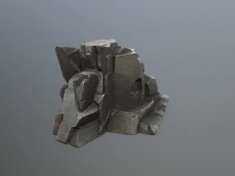 Desert rocks 3D Model