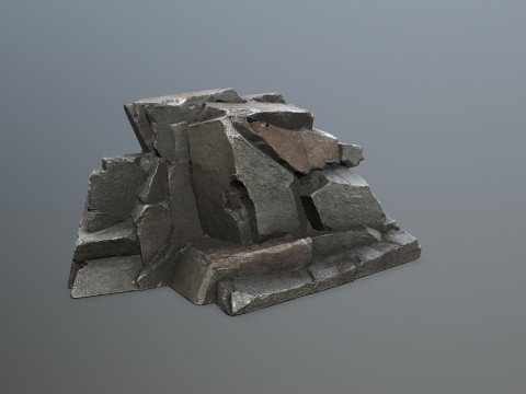 Desert rocks 3D Model