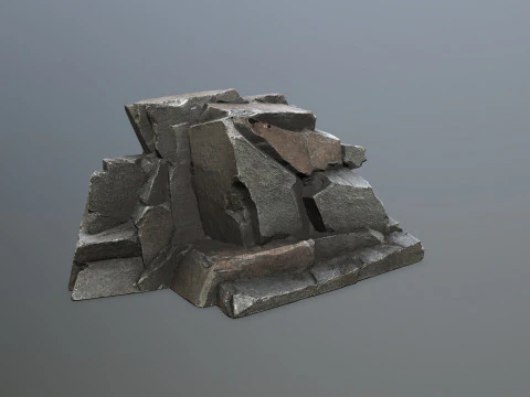 Desert rocks 3D Model