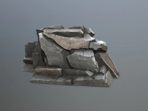 Desert rocks 3D Model