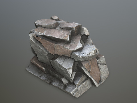 Desert rocks 3D Model