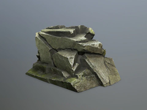 Forest rocks 3D Model