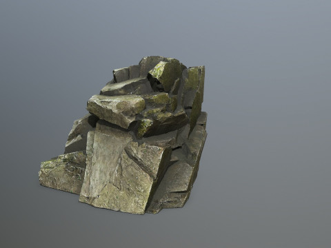 Forest rocks 3D Модель