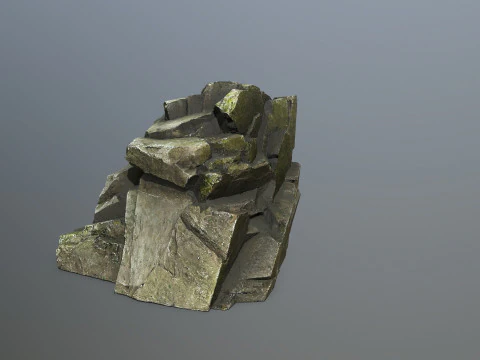 Forest rocks 3D Model
