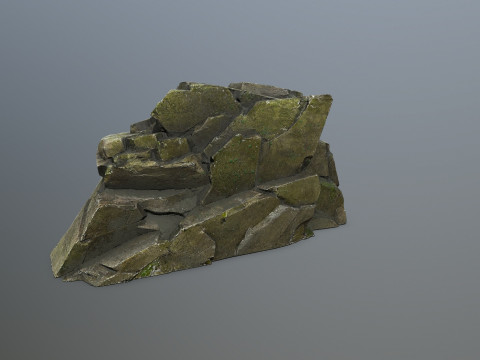 Forest rocks 3D Модель