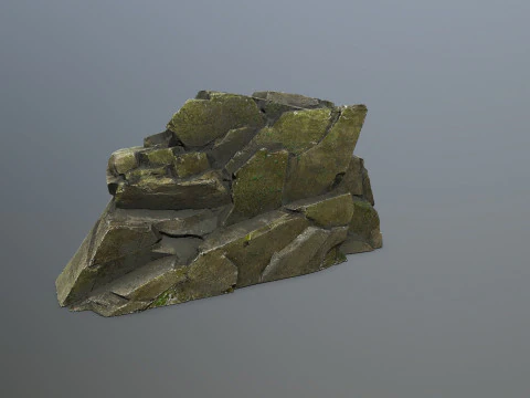 Forest rocks 3D Model