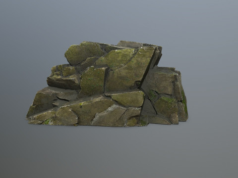 Forest rocks 3D Модель
