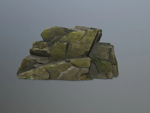 Forest rocks 3D Model