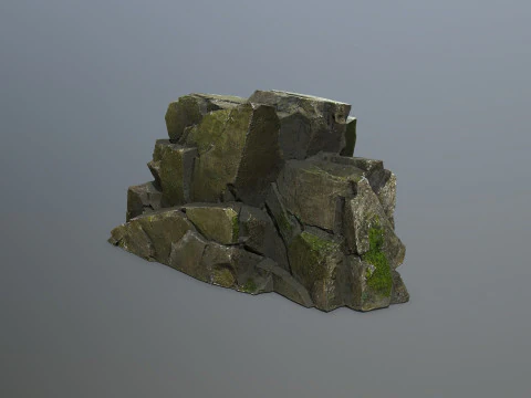 Forest rocks 3D Model