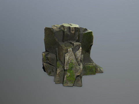 Forest rocks 3D Модель