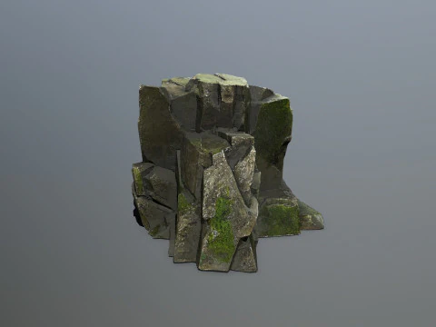 Forest rocks 3D Model