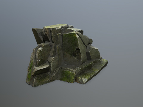 Forest rocks 3D Модель