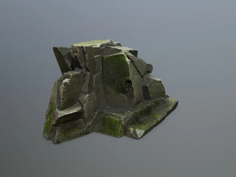 Forest rocks 3D Model