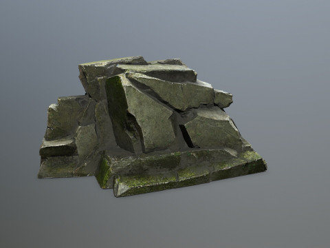 Forest rocks 3D Модель