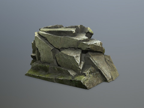 Forest rocks 3D Модель