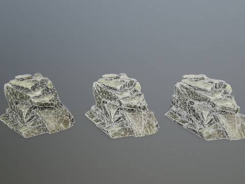 Forest rocks 3D Модель