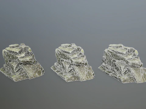 Forest rocks 3D Model
