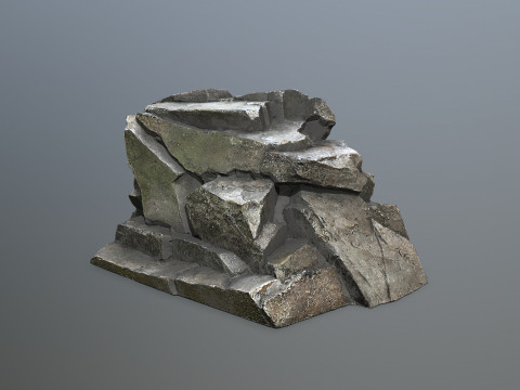 Cliff rocks 3Dモデル