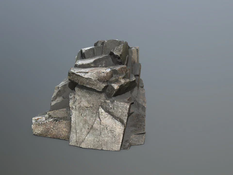 Cliff rocks 3D Model